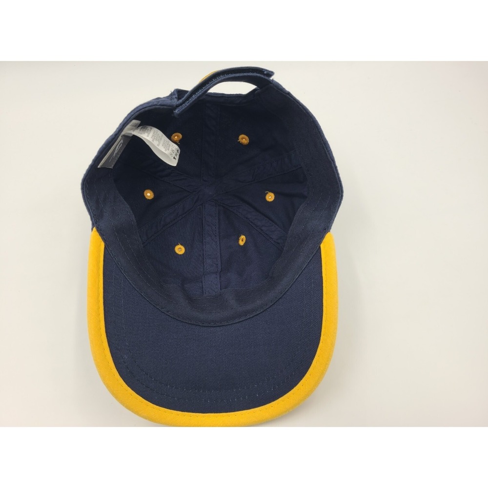 Child Nike Spellout Adjustable Hat Cap Baseball Golf Kid Boy Girl Blue Yellow - Picture 9 of 12